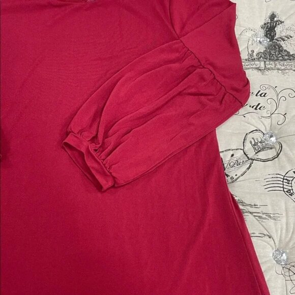 CeCe Long Sleeve Flared Dress - Picture 3 of 11